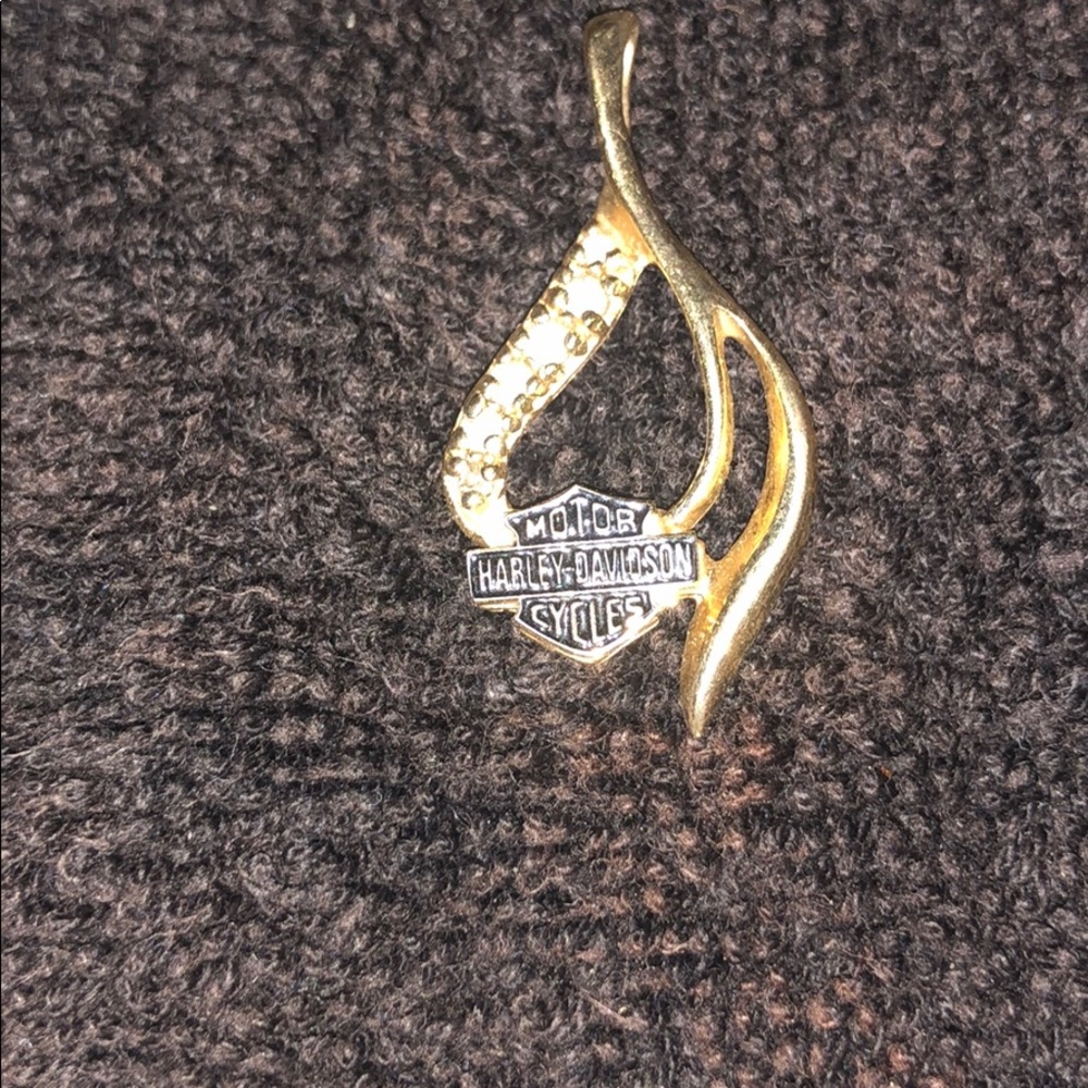Harley Davidson Diamond Pendant